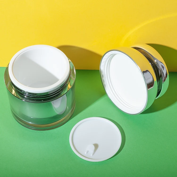 Tarro Redondo de Acrílico Metalizado para Cremas 30 g 50 g – vista 7