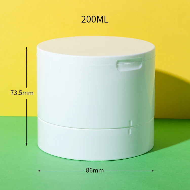 Refillable PP Plastic Hair Mask Container 200ML - vista 2