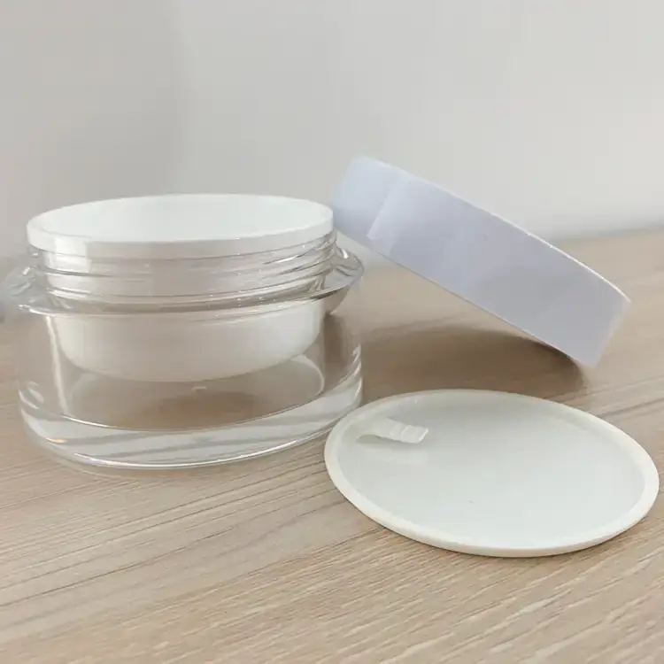 Tarros cosméticos acrílicos para crema de 100 ml - imagen 3