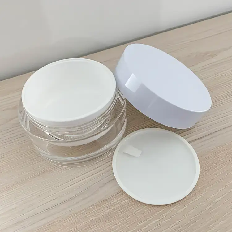 Tarros cosméticos acrílicos para crema de 100 ml - imagen 4