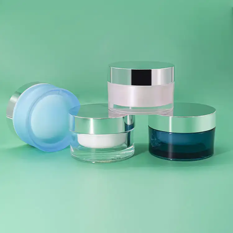 Tarros cosméticos acrílicos para crema de 100 ml - imagen 6