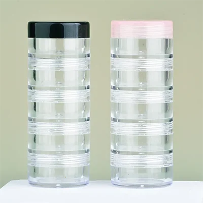 Tarros cosméticos apilables Tarros cosméticos apilables