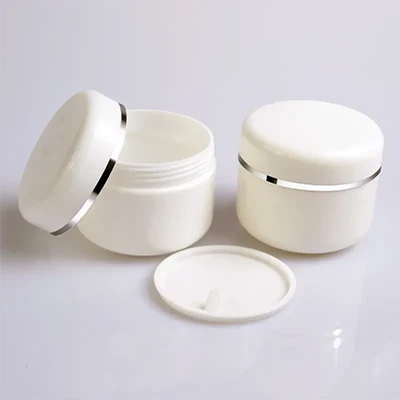 Tarros cosméticos blancos Tarros cosméticos blancos