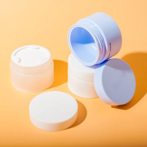 Frosted PP Plastic China 4 oz Cosmetic Jars With Lids Wholesale - vista 1