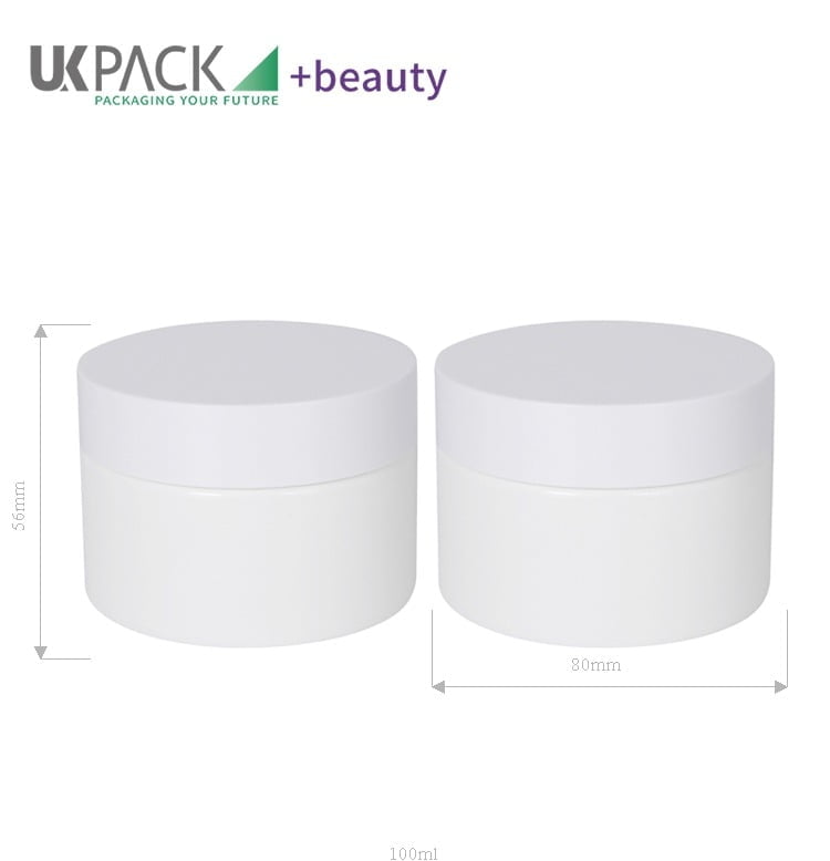 Frosted PP Plastic China 4 oz Cosmetic Jars With Lids Wholesale - vista 7