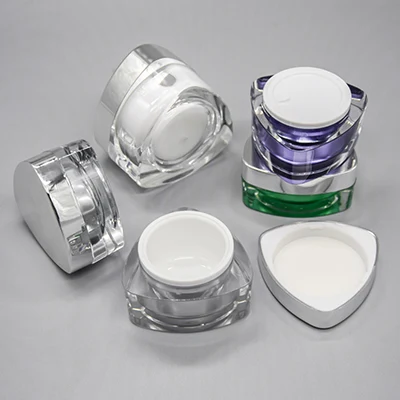 Tarros cosméticos triangulares Tarros cosméticos triangulares