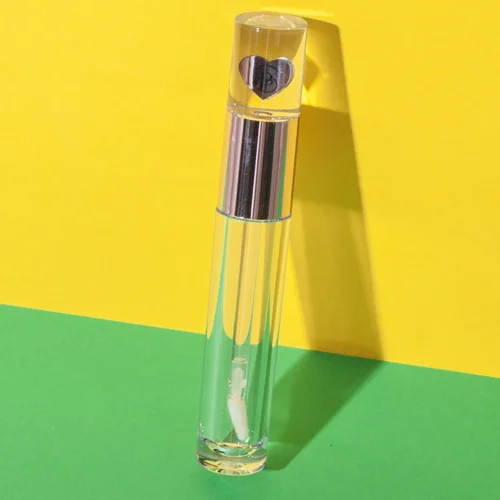 Tubo alto de brillo labial de PETG de 3,7 ml con tapón hot stamping – imagen 1