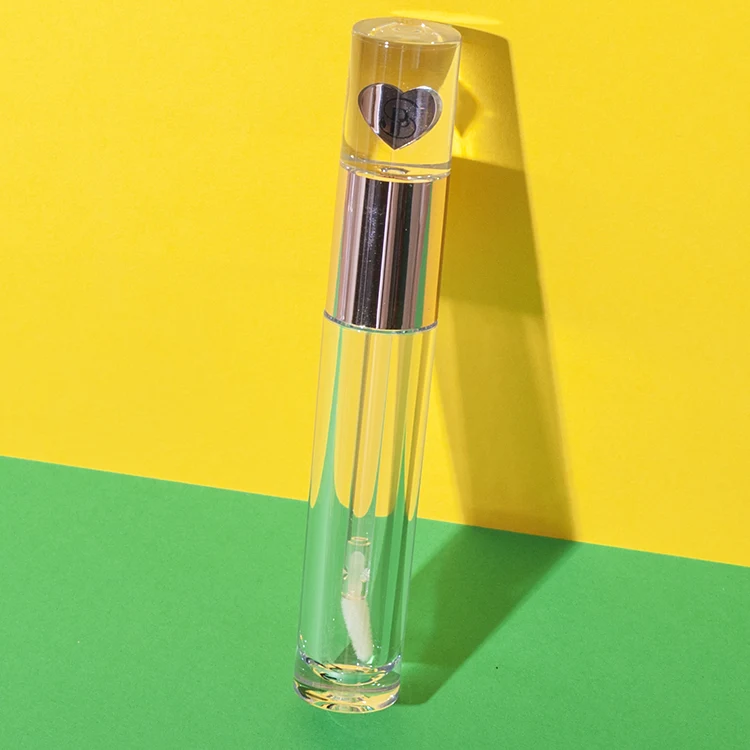 Tubo alto de brillo labial de PETG de 3,7 ml con tapón hot stamping – imagen 1