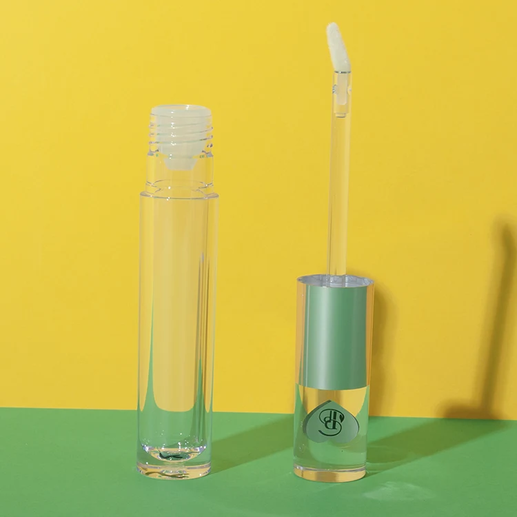 Tubo alto de brillo labial de PETG de 3,7 ml con tapón hot stamping – imagen 4