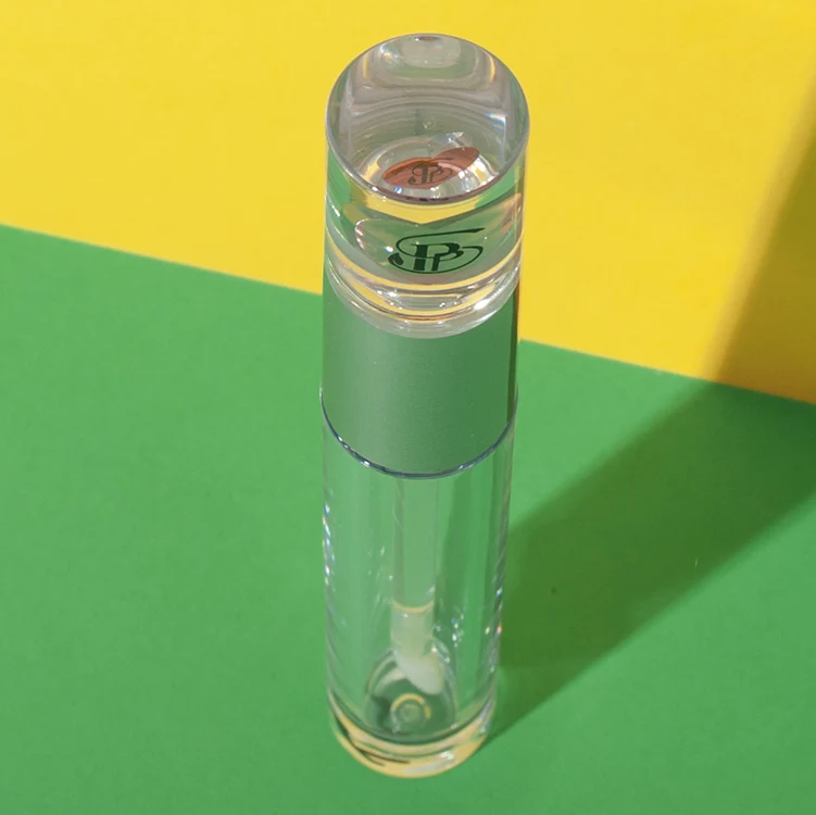Tubo alto de brillo labial de PETG de 3,7 ml con tapón hot stamping – imagen 6