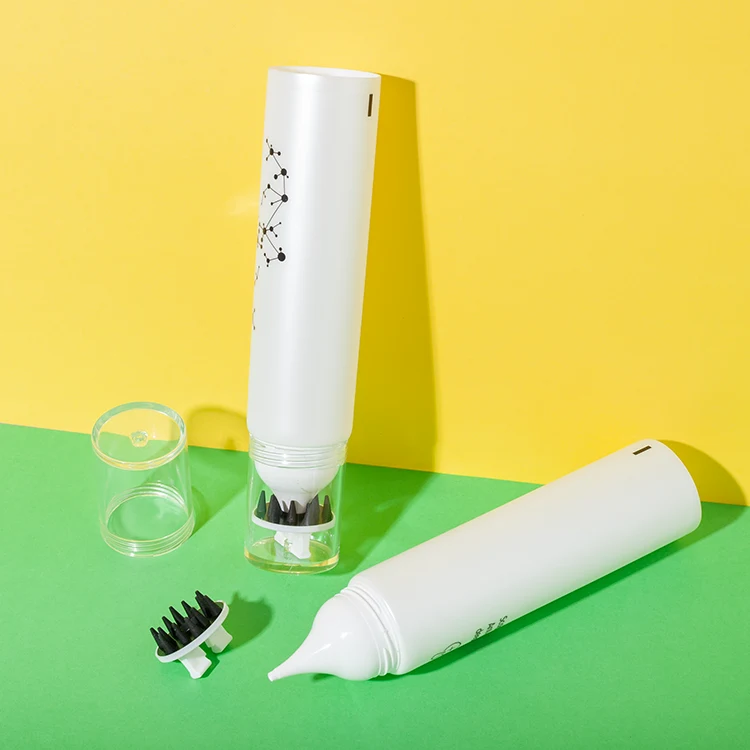 PE Plastic White Hair Gel Tube 150ML - vista 1