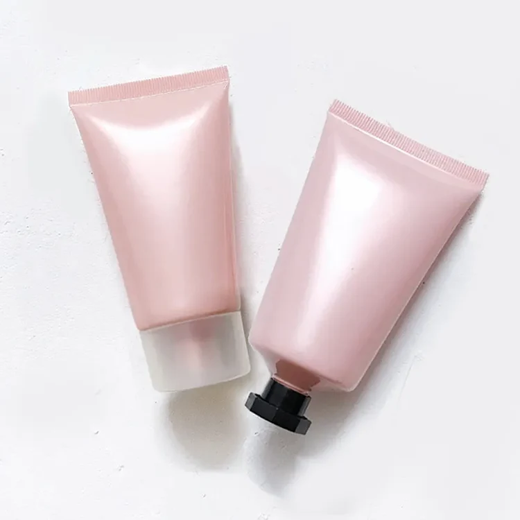 Plastic PE PCR Pink Comsetic Tube for Wholesale - vista 5