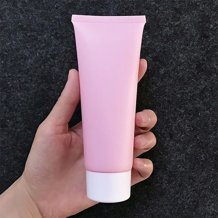 Plastic PE PCR Pink Comsetic Tube for Wholesale - vista 6