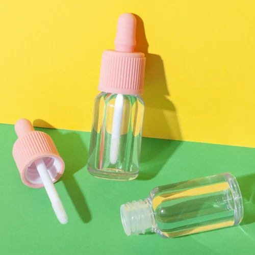 Tubo portátil transparente de brillo labial de 3 ml – imagen 1
