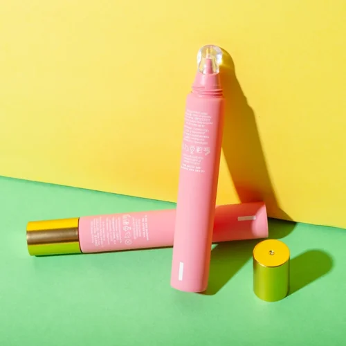 Tubo vacío de bálsamo labial de 15 ml con aplicador PETG – vista 1