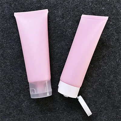 tubo cosmético rosa