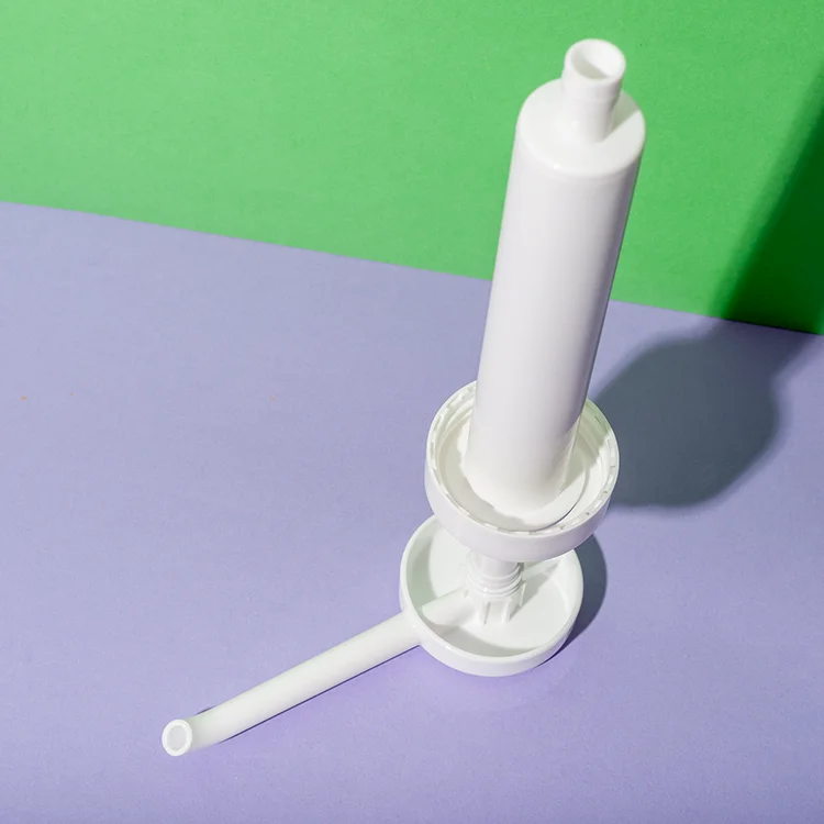 Bomba para envase de kétchup 43/400 de 15 ml y 30 ml — detalle del cabezal