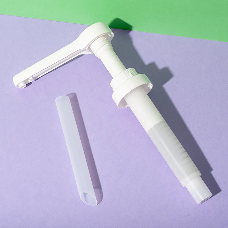 Bomba dosificadora de caramelo 43/400 de 15 ml y 30 ml — detalle del cuello